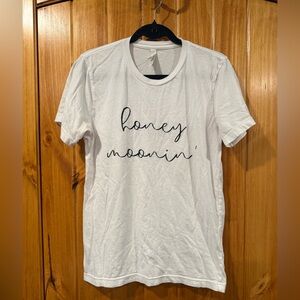 Honey Moonin -Bride Wedding- White Tee